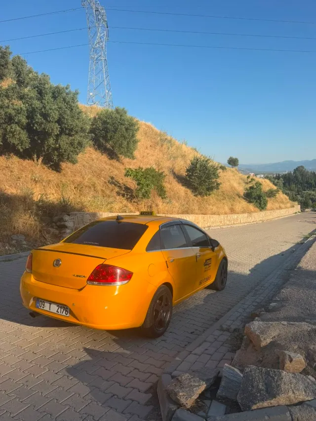 Nazilli yollarında taksi
