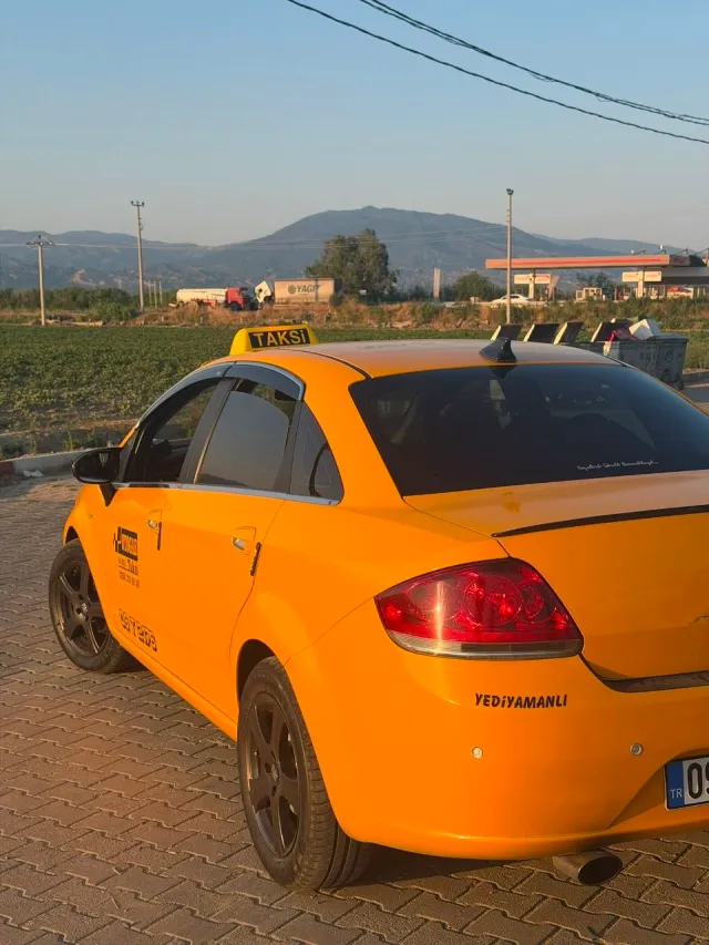 Nazilli yollarında taksi